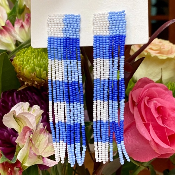 Anthropologie Jewelry - 🌺🎉HP🎉🌺 NWT Anthropologie Casa Clara Beaded Tassel Earrings